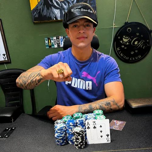 Jhonatan Perez, campeón de Mambo Poker